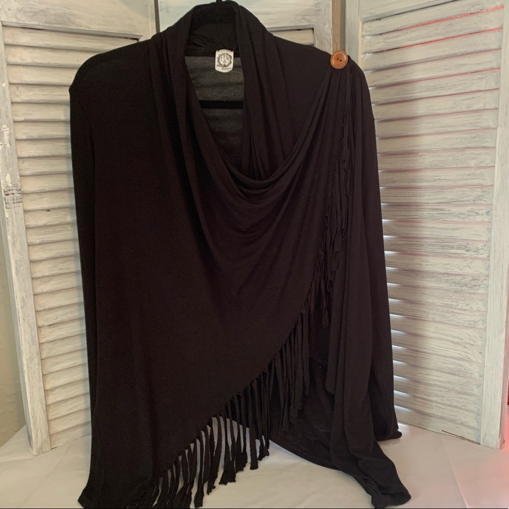Sun & Moon fringed jacket
